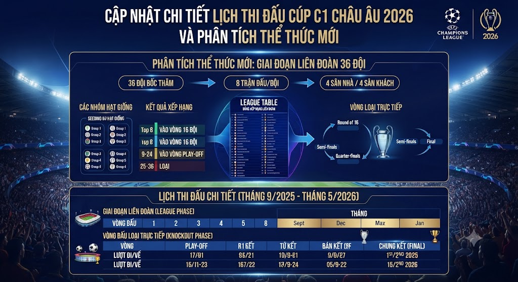 lịch thi đấu cúp c1 châu âu 2026